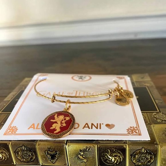 Alex & Ani Game Of Thrones Hear Me Roar Gold Bangle Bracelet - Picture 4 of 4